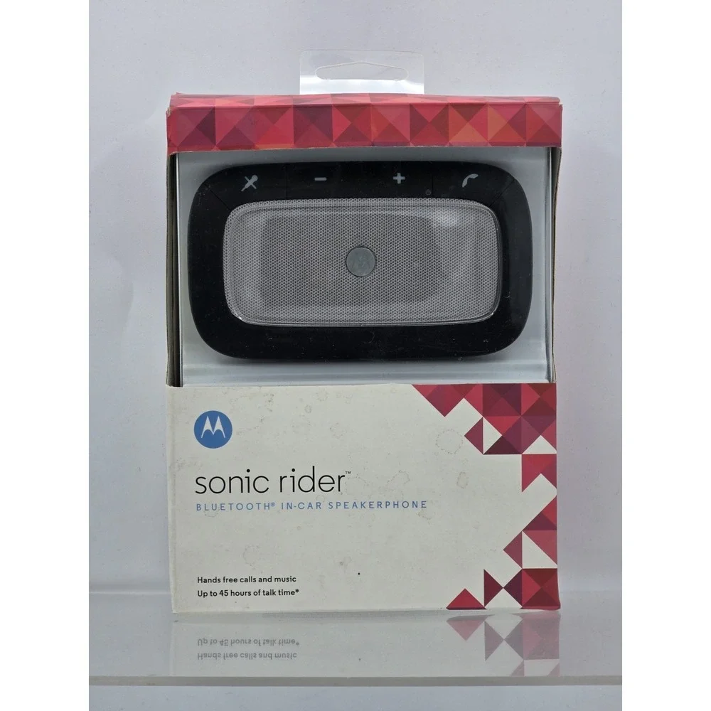 NEW OPEN BOX Motorola Sonic Rider Bluetooth In-Car Speakerphone TX550‎